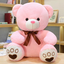 Load image into Gallery viewer, teddy bears with ribbon, white teddy bear, pink teddy bear, brown teddy bear
