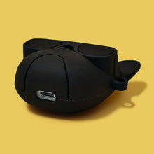 Load image into Gallery viewer, Cute Bulldog AirPods Case – Silicone Cover Compatible with AirPods 1, 2, 3, and Pro, Featuring Shockproof Protection and Charging Hole Design