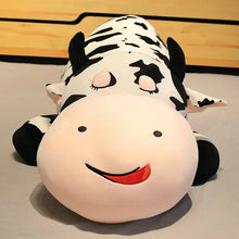 Load image into Gallery viewer, Giant Lying Cow Plush Sleep Pillow - 80-120cm Soft and Cuddly Stuffed Animal, Perfect for Snuggling and Gifting