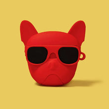 Load image into Gallery viewer, Cute Bulldog AirPods Case – Silicone Cover Compatible with AirPods 1, 2, 3, and Pro, Featuring Shockproof Protection and Charging Hole Design