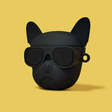 Load image into Gallery viewer, Cute Bulldog AirPods Case – Silicone Cover Compatible with AirPods 1, 2, 3, and Pro, Featuring Shockproof Protection and Charging Hole Design