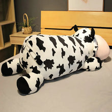 Load image into Gallery viewer, Giant Lying Cow Plush Sleep Pillow - 80-120cm Soft and Cuddly Stuffed Animal, Perfect for Snuggling and Gifting