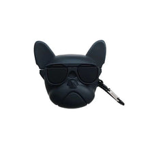 Load image into Gallery viewer, Cute Bulldog AirPods Case – Silicone Cover Compatible with AirPods 1, 2, 3, and Pro, Featuring Shockproof Protection and Charging Hole Design