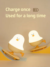 Load image into Gallery viewer, Chirpy Chicken Night Light Lamp - Cute USB Rechargeable Bedside Lamp for Kids