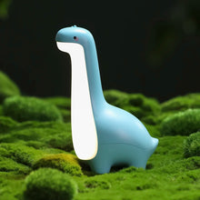 Load image into Gallery viewer, Dino Glow LED Night Light - 10cm Cute Dinosaur Bedside Lamp with USB Charging