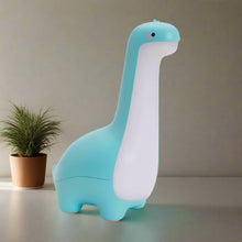 Load image into Gallery viewer, Dino Glow LED Night Light - 10cm Cute Dinosaur Bedside Lamp with USB Charging