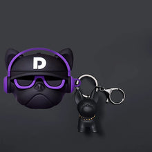 Load image into Gallery viewer, Cute Bulldog AirPods Case – Silicone Cover Compatible with AirPods 1, 2, 3, and Pro, Featuring Shockproof Protection and Charging Hole Design