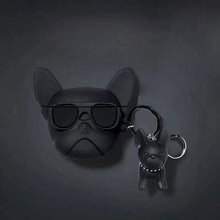 Load image into Gallery viewer, Cute Bulldog AirPods Case – Silicone Cover Compatible with AirPods 1, 2, 3, and Pro, Featuring Shockproof Protection and Charging Hole Design