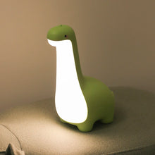 Load image into Gallery viewer, Dino Glow LED Night Light - 10cm Cute Dinosaur Bedside Lamp with USB Charging
