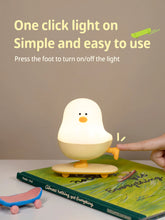 Load image into Gallery viewer, Chirpy Chicken Night Light Lamp - Cute USB Rechargeable Bedside Lamp for Kids