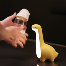 Load image into Gallery viewer, Dino Glow LED Night Light - 10cm Cute Dinosaur Bedside Lamp with USB Charging
