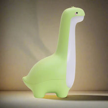 Load image into Gallery viewer, Dino Glow LED Night Light - 10cm Cute Dinosaur Bedside Lamp with USB Charging