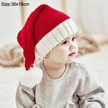 Load image into Gallery viewer, Plush santa hat, christmas hat, santa hats, red santa hat