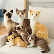 Load image into Gallery viewer, Stuffed Siamese Cats Plush Toy
