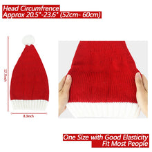 Load image into Gallery viewer, Plush santa hat, christmas hat, santa hats, red santa hat