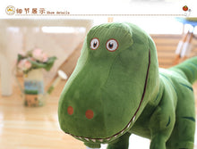 Load image into Gallery viewer, Tyrannosaurus T rex dinosaur plush toy and pillow