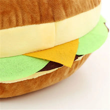 Load image into Gallery viewer, cute food plushies, food plush toys, food plush, burget plush toy, burger plush pillow, cute plushies, cute pillows
