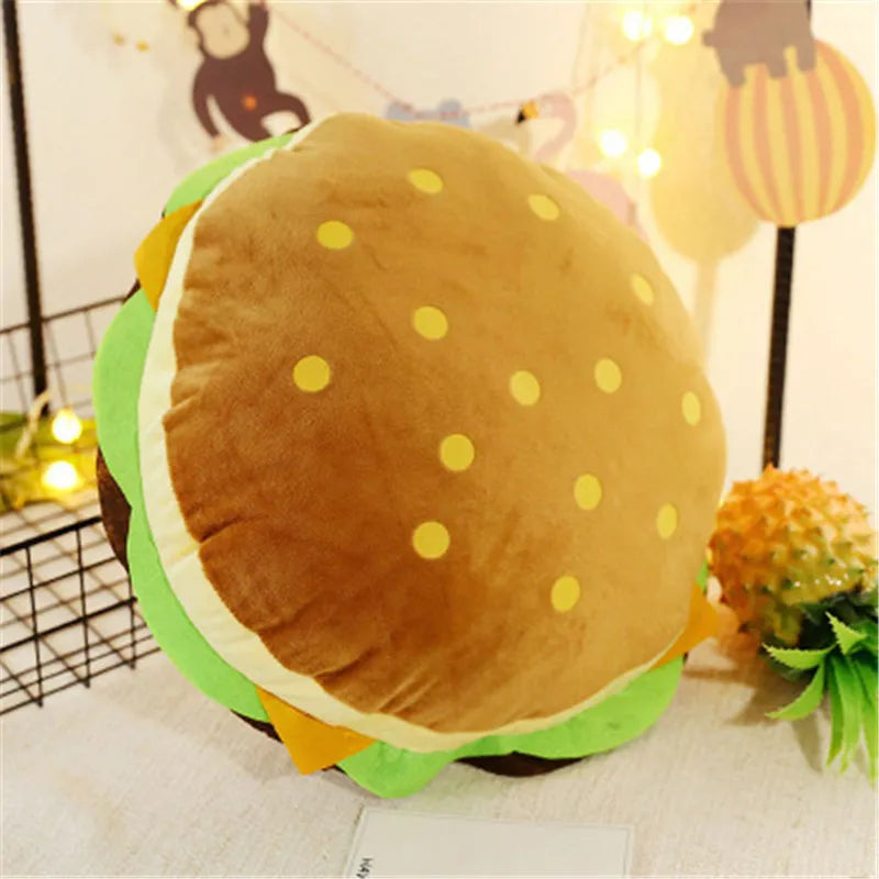 cute food plushies, food plush toys, food plush, burget plush toy, burger plush pillow, cute plushies, cute pillows