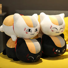 Load image into Gallery viewer, Nyanko Sensei Plush Cat from Natsume Yuujinchou – Soft Anime Pillow for Kids &amp; Adults
