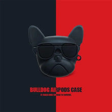 Load image into Gallery viewer, Cute Bulldog AirPods Case – Silicone Cover Compatible with AirPods 1, 2, 3, and Pro, Featuring Shockproof Protection and Charging Hole Design
