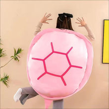 Load image into Gallery viewer, Wearable Turtle Shell Plush Toy - Funny and Adorable Costume for Kids and Adults
