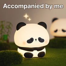 Load image into Gallery viewer, PandaGlow Touch Night Light - Cute Panda LED Lamp USB Rechargeable with Adjustable Brightness
