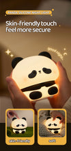 Load image into Gallery viewer, PandaGlow Touch Night Light - Cute Panda LED Lamp USB Rechargeable with Adjustable Brightness
