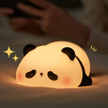 Load image into Gallery viewer, PandaGlow Touch Night Light - Cute Panda LED Lamp USB Rechargeable with Adjustable Brightness
