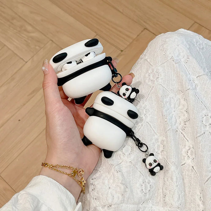 Super Cute 3D Panda Silicone AirPods Case