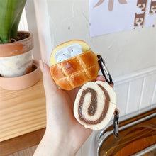 Load image into Gallery viewer, Cute Bread AirPods Cover - Soft Silicone Protective Case Shaped Like a Loaf of Bread, Fun and Unique Design
