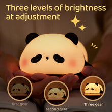 Load image into Gallery viewer, PandaGlow Touch Night Light - Cute Panda LED Lamp USB Rechargeable with Adjustable Brightness
