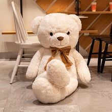 Load image into Gallery viewer, Big Size Teddy Bear in multiple colors (white, khaki, red, brown, purple), available in 90cm and 120cm sizes, perfect for cuddling and gifting
