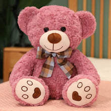 Load image into Gallery viewer, Cute Classic Pink Purple Teddy Bear
