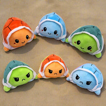 Load image into Gallery viewer, Flip-A-Shell Reversible Turtle Plushie - Cute Two-Faced Stuffed Toy for Kids with Flip Designs
