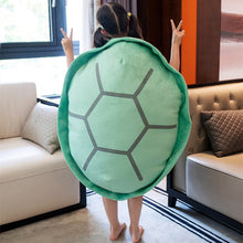 Load image into Gallery viewer, Wearable Turtle Shell Plush Toy - Funny and Adorable Costume for Kids and Adults
