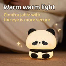 Load image into Gallery viewer, PandaGlow Touch Night Light - Cute Panda LED Lamp USB Rechargeable with Adjustable Brightness
