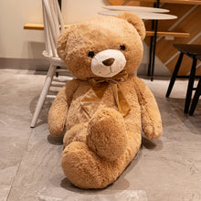 Load image into Gallery viewer, Big Size Teddy Bear in multiple colors (white, khaki, red, brown, purple), available in 90cm and 120cm sizes, perfect for cuddling and gifting
