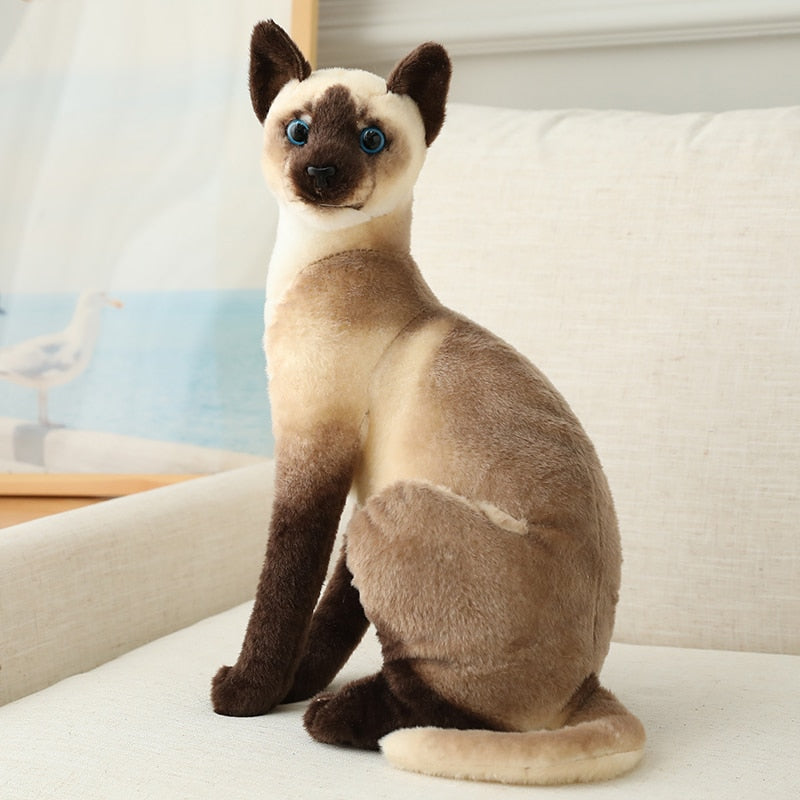 Stuffed Siamese Cats Plush Toy