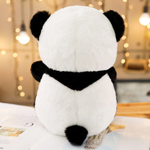 Load image into Gallery viewer, Panda with Bamboo Plushie
