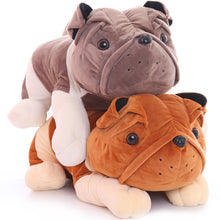 Load image into Gallery viewer, dog plushie, cute dog stuffed toy, cute dog plushies, dog stuffed toy, british bulldog toy, bulldog plushie
