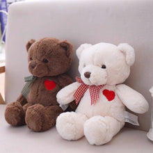 Load image into Gallery viewer, cute teddy bear, cute teddies, teddy bears, brown teddy bears, white teddy bears, plush teddy bear, plush bear, brown bear, white bear
