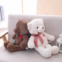 Load image into Gallery viewer, cute teddy bear, cute teddies, teddy bears, brown teddy bears, white teddy bears, plush teddy bear, plush bear, brown bear, white bear
