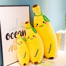 Load image into Gallery viewer, banana soft toy, banana plushie, banana stuffed toy
