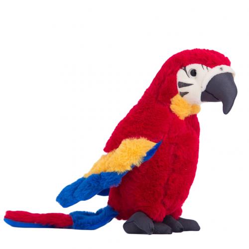 Scarlet Macaw Parrot Plush Toy