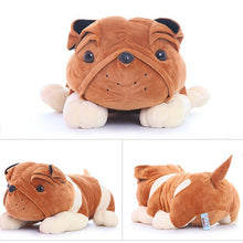 Load image into Gallery viewer, dog plushie, cute dog stuffed toy, cute dog plushies, dog stuffed toy, british bulldog toy, bulldog plushie
