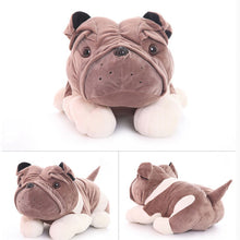 Load image into Gallery viewer, dog plushie, cute dog stuffed toy, cute dog plushies, dog stuffed toy, british bulldog toy, bulldog plushie
