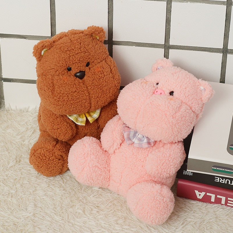 Kawaii Animal Plush Toy & Cartoon Stuffed Soft Pillow 23cm & 35cm
