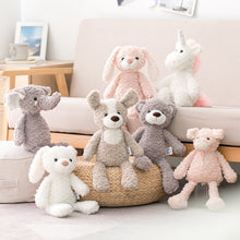 Load image into Gallery viewer, Soft Long legs Bunny Teddy Bear Dog Elephant Unicorn Stuffed Cartoon Animals
