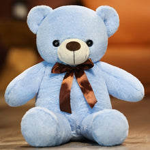 Load image into Gallery viewer, cute blue teddy bear with ribbon, teddies, teddy bear soft toy
