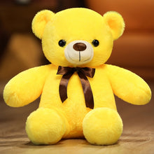 Load image into Gallery viewer, cute yellow teddy bear with ribbon, teddies, teddy bear soft toy
